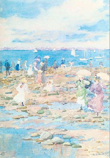 Maurice Prendergast Summer Visitors oil painting image
